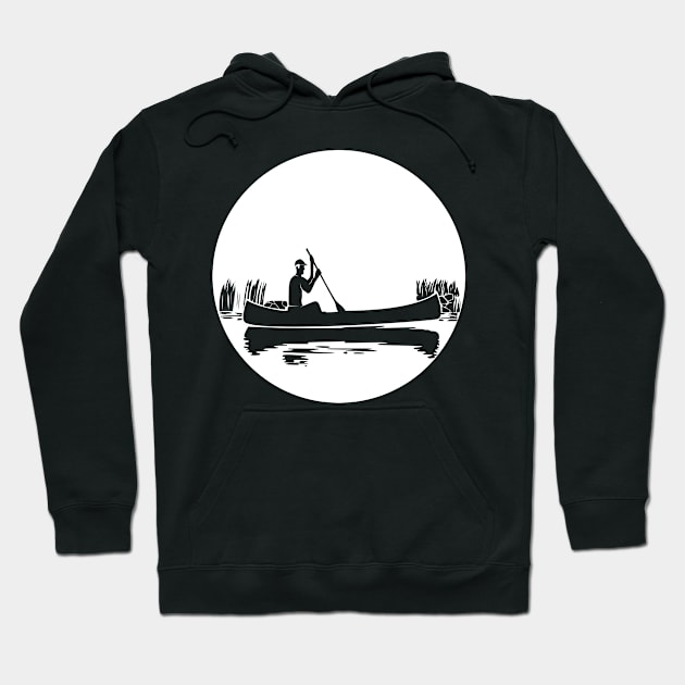 Canoeing Canoeing Rowing Boat Fishing Fishing Hoodie by POS